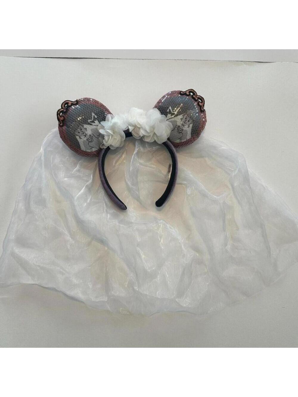 Disney Parks Haunted Mansion Constance veil sequin ears - Picture 2 of 4